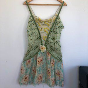 Johnny Was Yellowfield 8 Boho Dress